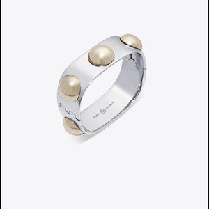 Tory Burch NWT authentic luxury maximalist Stacked Studded Statement Bracelet